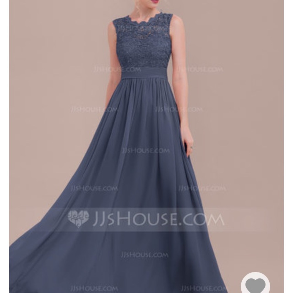 Jj’s house stormy blue bridesmaid dress